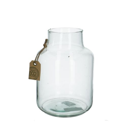 Glas Eco Vase Gigi Ton D09/14cm H20cm