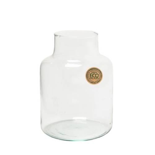 Glas Eco Vase Gigi Ton D09/14cm H20cm