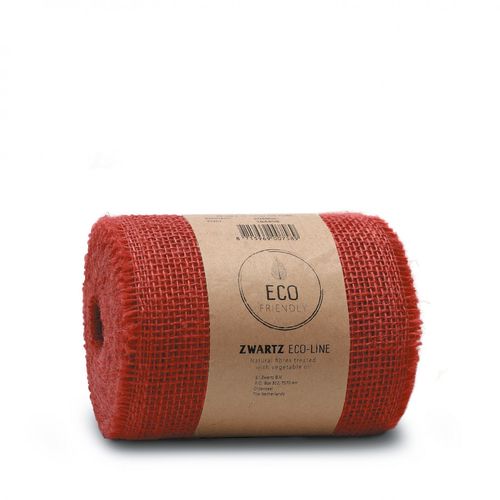 Band Jute rot 15cm 10m