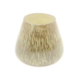 Teelicht Perle creme D10cm H10cm