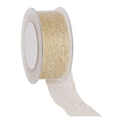Band C-Shiny web gold 38mm 25m