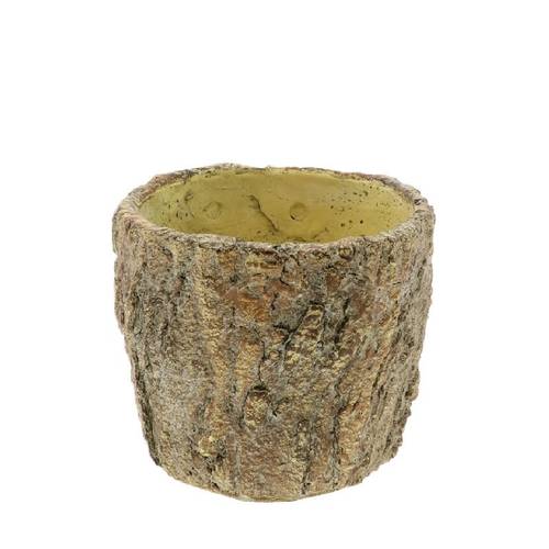 Keramik Übertopf Melora braun D17.5cm H15cm