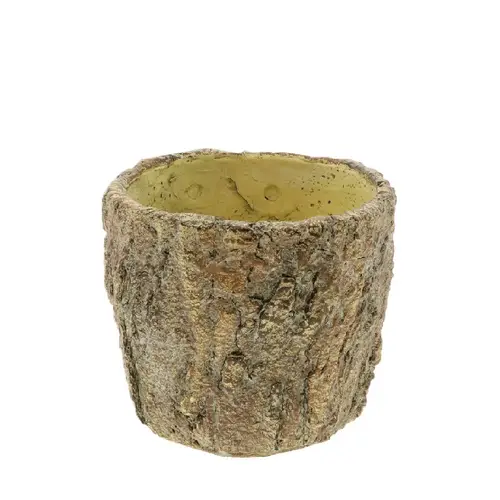 Keramik Übertopf Melora braun D17.5cm H15cm