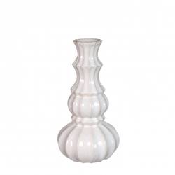 Keramik Vase Delphi weiss D02/09cm H16.5cm