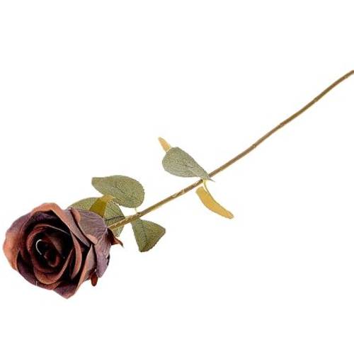Seiden Rose Lady braun L52cm