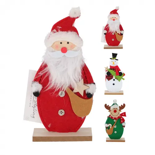 Deko Weihnachten Figur Filz mix 22cm