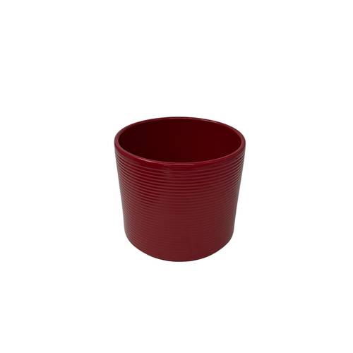 Übertopf Apa rot D15cm H13cm