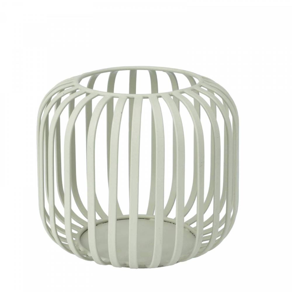 Laterne Metall grün D15cm H13cm