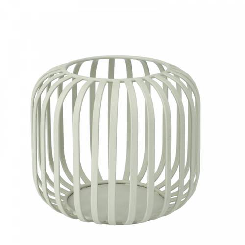Laterne Metall grün D15cm H13cm