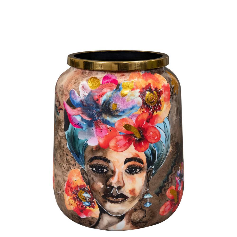 Metall Vase Majestic D21cm H24cm 