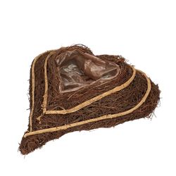 Mühlenbeckia Übertopf Herz 30x30x07cm