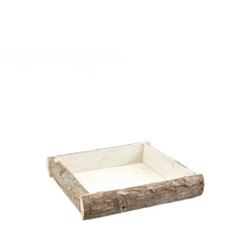 Holz Schale Birke natur 20x20x4cm