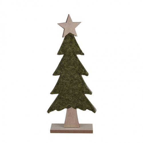 Baum Holz grün 13x04x30cm