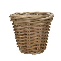 Korb Rattan grau D16cm H15cm