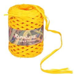 Raffia Rolle gelb 13mm 200m