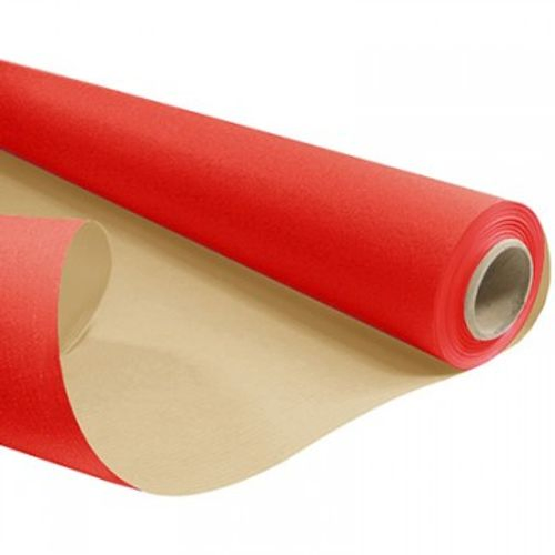 Papier Rolle 80cm braun/rot 60gr 50m