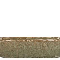 Keramik Schale Iron Stone Sand 32x10x08cm