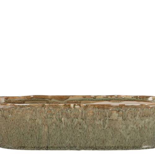 Keramik Schale Iron Stone Sand 32x10x08cm