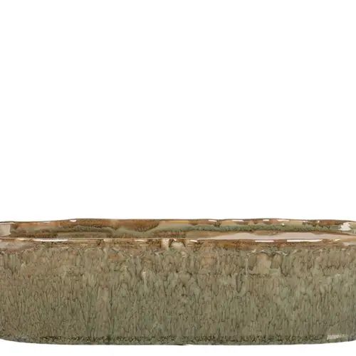 Keramik Schale Iron Stone Sand 32x10x08cm