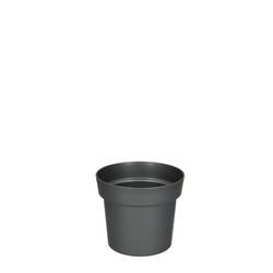 Kunststoff Übertopf grau D11cm H9.5cm