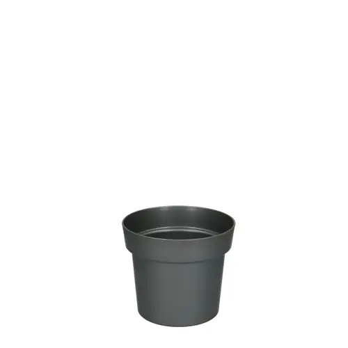 Kunststoff Übertopf grau D11cm H9.5cm
