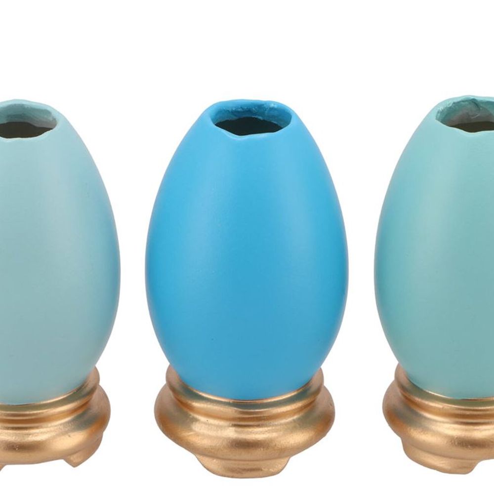 Ostereiervase blau mix P/1 08x08x15cm