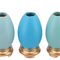 Ostereiervase blau mix P/1 08x08x15cm