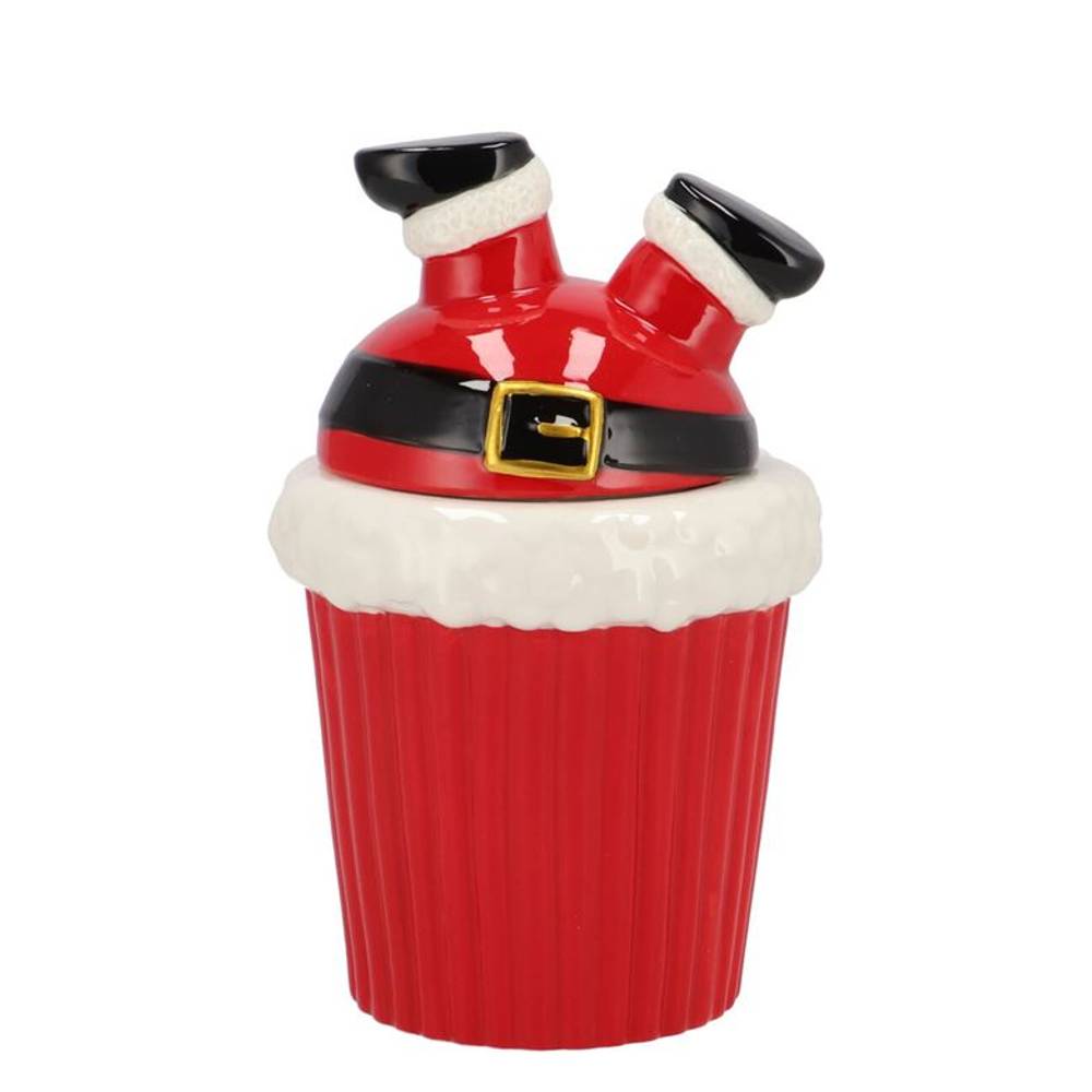 Behälter Jolie Santa rot 14x14x21cm