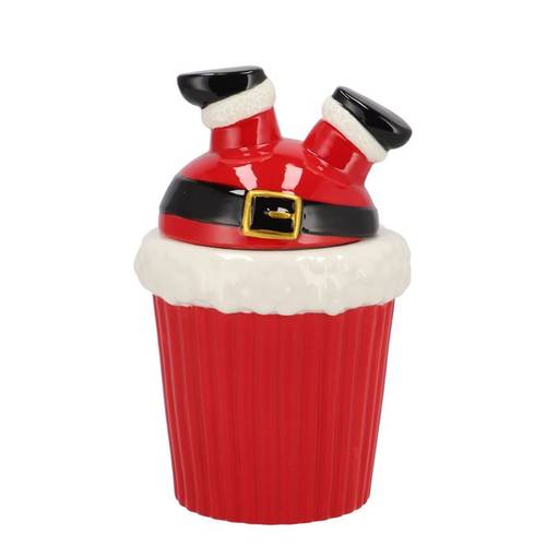 Behälter Jolie Santa rot 14x14x21cm