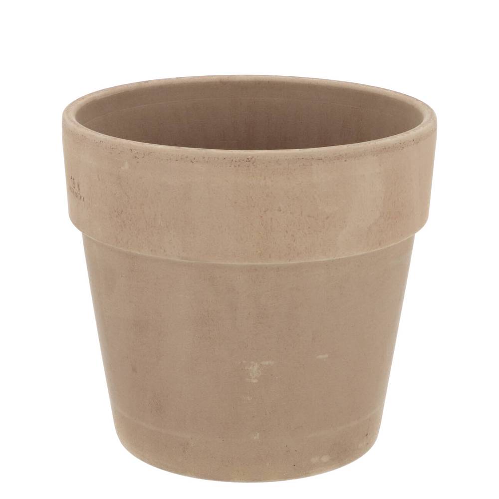 Keramik Übertopf terra choco D20cm H21cm