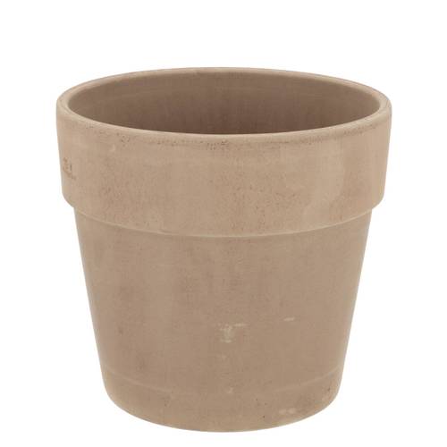 Keramik Übertopf terra choco D20cm H21cm