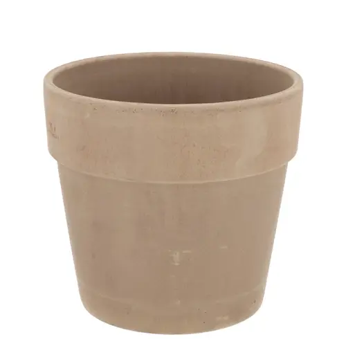 Keramik Übertopf terra choco D20cm H21cm