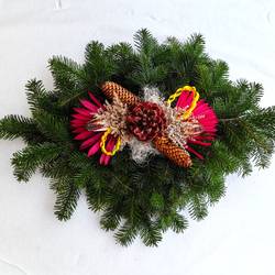 Grabdecke Zapfen 45x80cm (1350)