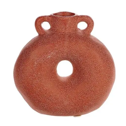 Keramik Vase Gringer terracotta D15cm H15cm