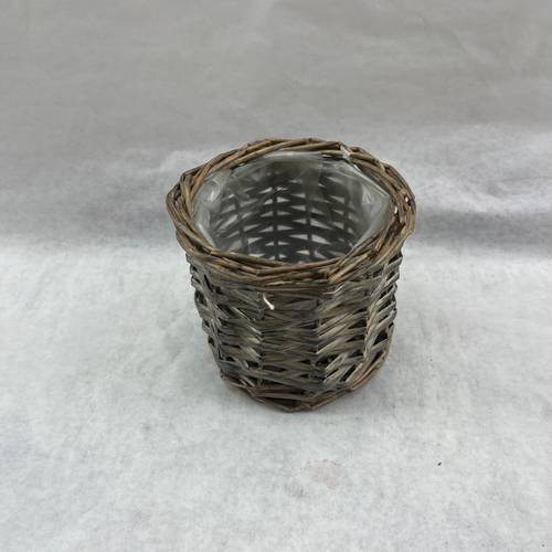 Korb Helsinki braun D12cm H10cm