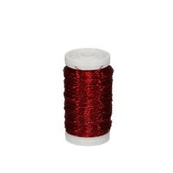 Bouillon Effektdraht rot 0.3mm 100g