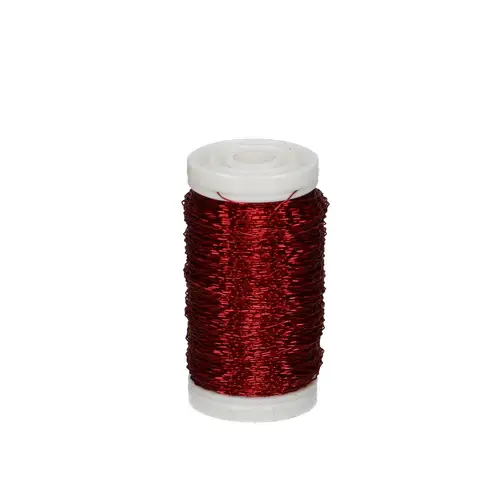 Bouillon Effektdraht rot 0.3mm 100g