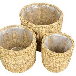 Korb Grass Manatee 3/Set natur D25cm H20cm