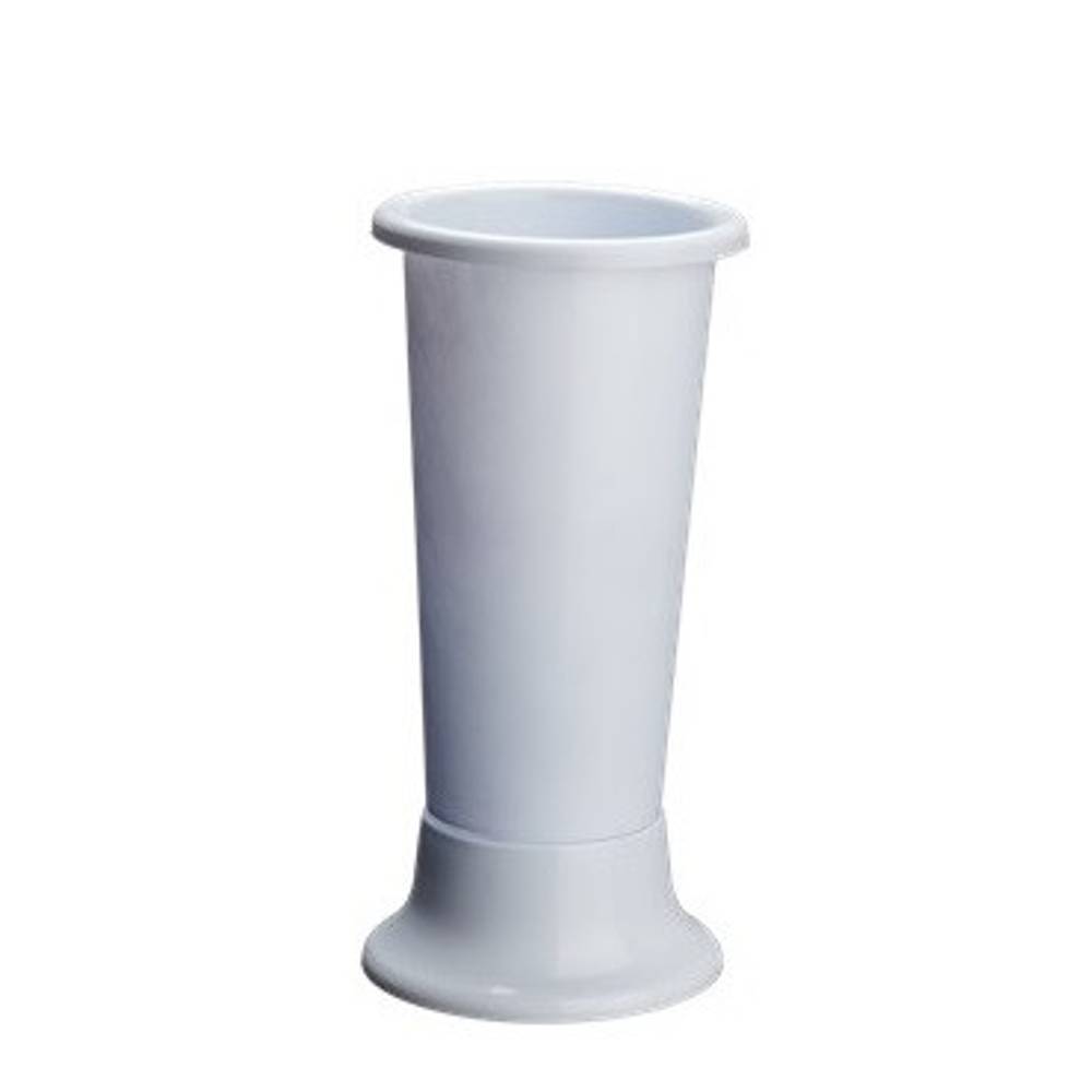 Kunststoff Vase Ideal weiss D11cm H25cm