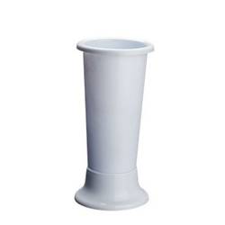 Kunststoff Vase Ideal weiss D11cm H25cm