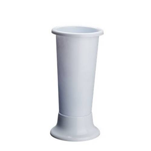 Kunststoff Vase Ideal weiss D11cm H25cm