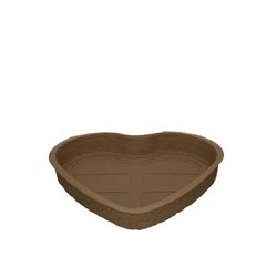 Teller Herz Natur D35cm