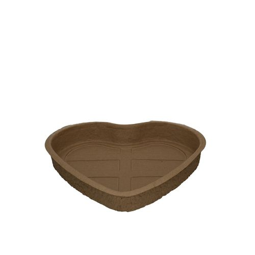 Teller Herz Natur D35cm