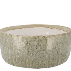 Keramik Schale Iron Stone grün 30x30x13cm