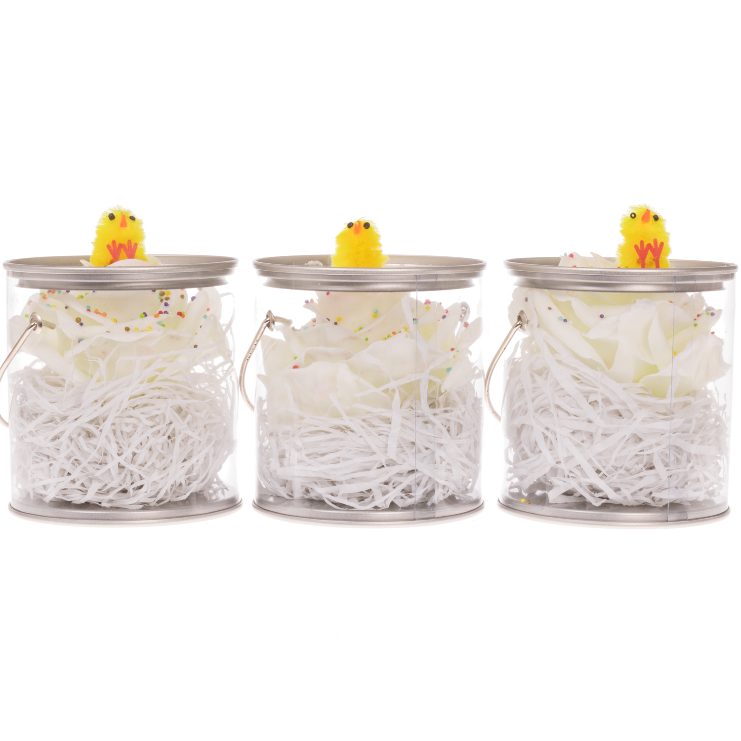 Rose wachs creme/weiss Ostern Bucket duftend