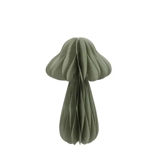 Pilz grün Papier 12x20cm