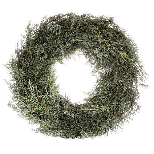 Cupressuskranz 30cm Halb Aussen 35cm