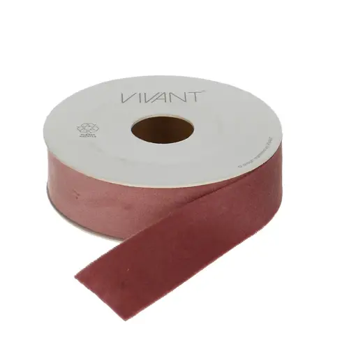 Band Velvet Deluxe alt rosa 25mm 5m