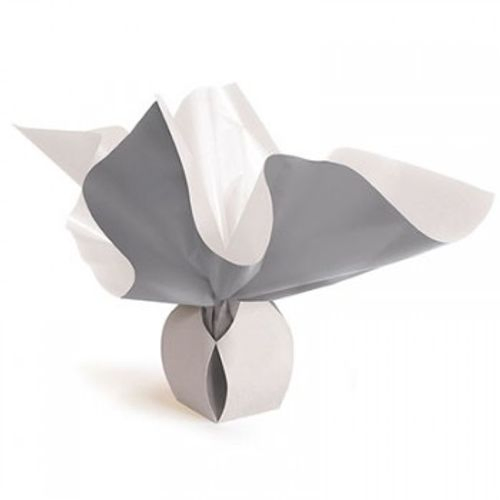 Party Deko Box Papier Grau/wss 45cm