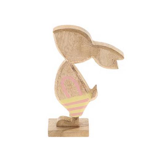 Osterhase Bikan rosa D11.5cm H16cm